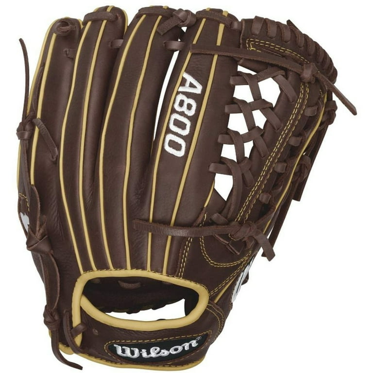 Wilson A800 Series Infield Baseball Glove, Left Hand Throw
