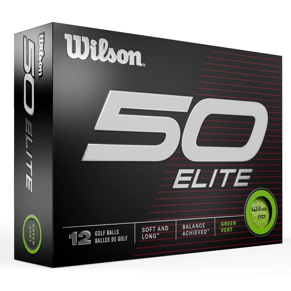 Wilson 50 Elite 1 Dozen Golf Balls New