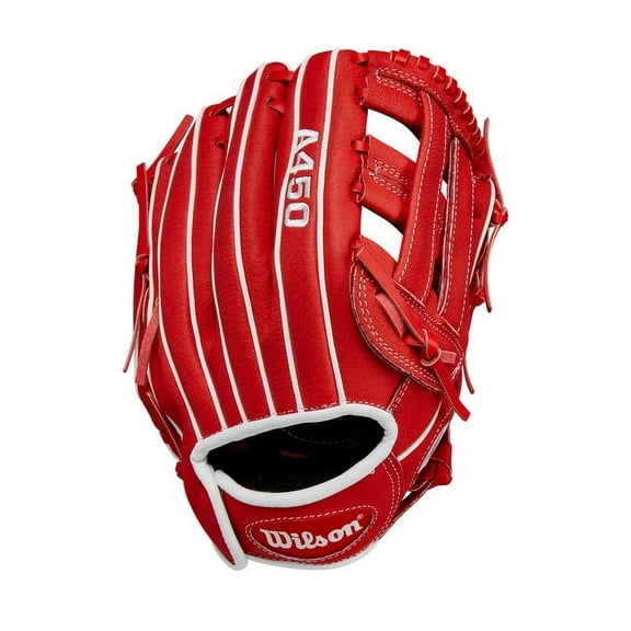 Wilson Youth A450 11 Baseball Glove Red/White 11