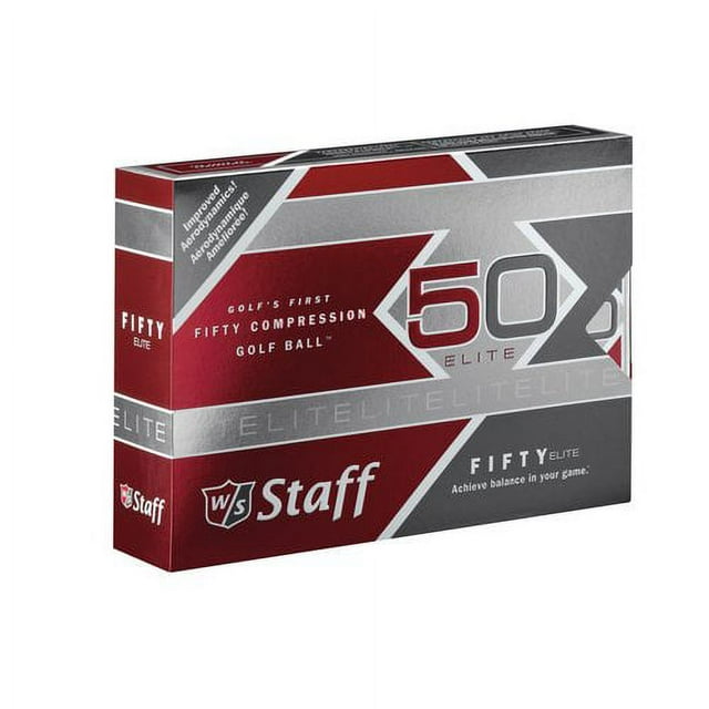 Wilson 50 Elite Golf Balls, 12 Pack