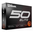 thumbnail image 1 of Wilson 50 Elite 1 Dozen Golf Balls New, 1 of 3