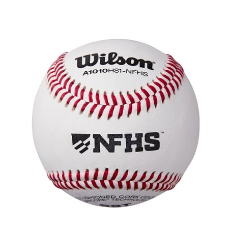 Wilson A1010 HS1 Pro Series SST Baseballs- White, 1 Dozen Balls