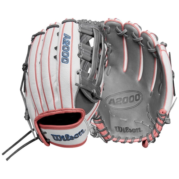 Wilson A2000 FP50SS Superskin 12.25" Fastpitch Glove Grey/White 12.25