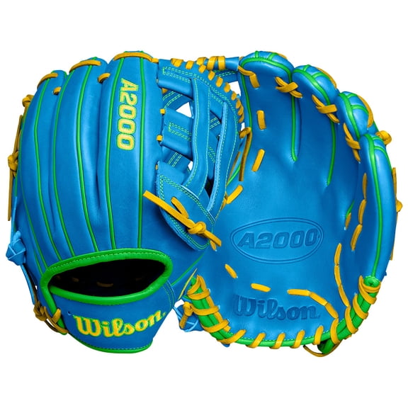 Wilson A2000 PP05 11.5" Baseball Glove Blue/Yellow 11.5