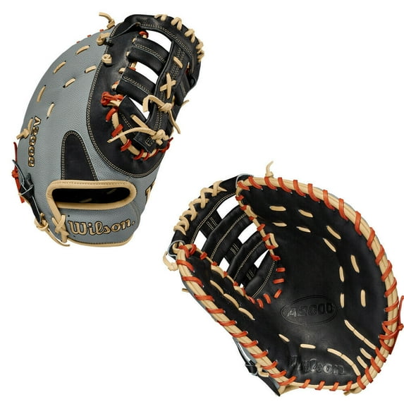 Wilson A2000 Superskin 1620 12.5" First Base Glove (Wbw100119125) Single Post Grey/Black 12.5 Right Hand