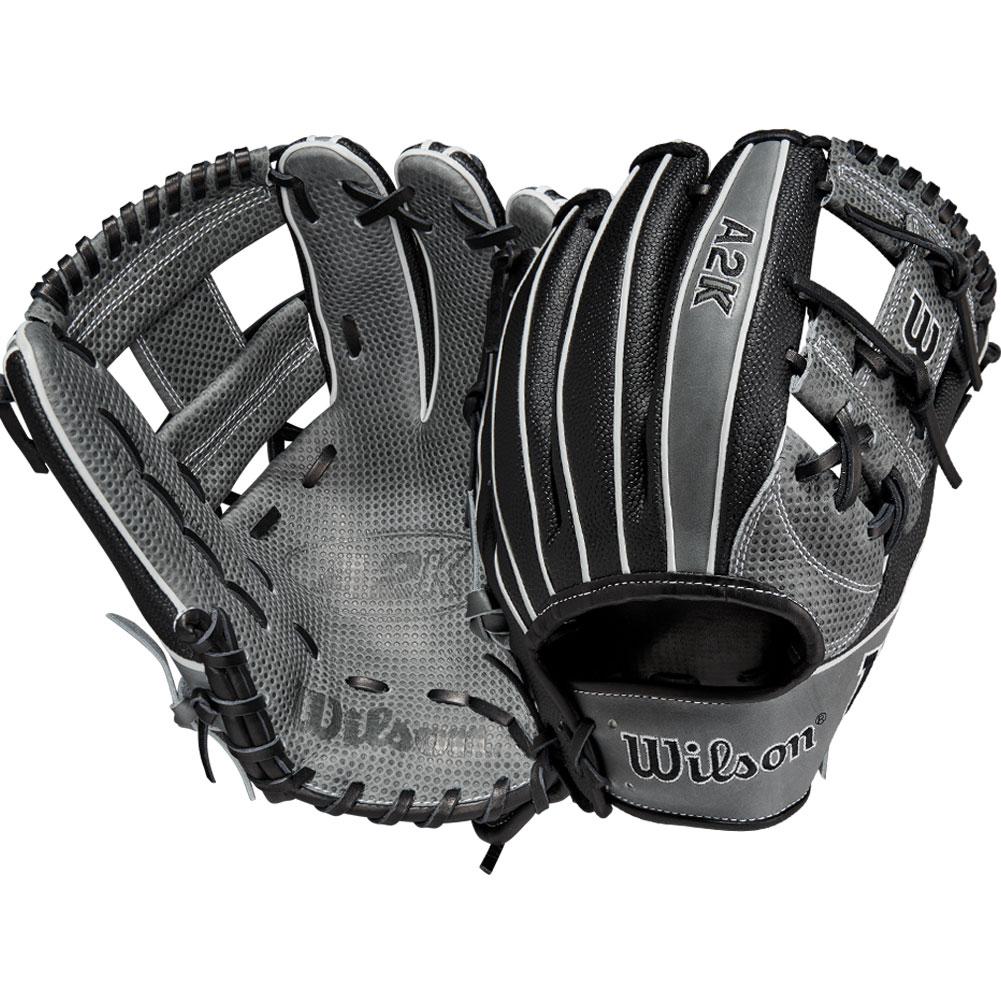 Wilson A2k Superskin Sc1787ss 11.75" Baseball Glove (Wbw1008921175) H Web Grey/Black 11.75 Right Hand - image 1 of 8
