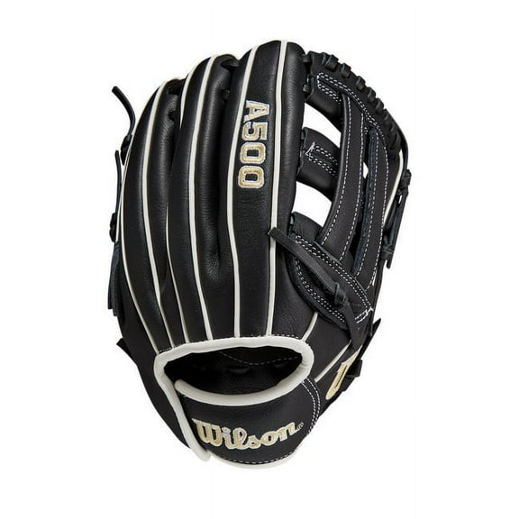 Wilson Youth A500 10.5" Baseball Glove (Wbw100898105) Dual Post Black 10.5 Right Hand