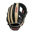 thumbnail image 1 of Wilson Youth A500 11.5" Baseball Glove (WBW100901115) Black/Red 11.5, 1 of 6