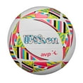 thumbnail image 1 of Wilson AVP Movement Recreational Volleyball - White/Pink/Yellow, Official Size, 1 of 6