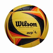 Wilson AVP OPTX Replica Volleyball - Yellow/Black, Official Size