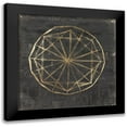 thumbnail image 1 of Wilson, Aimee 12x12 Black Modern Framed Museum Art Print Titled - Golden Wheel I, 1 of 5