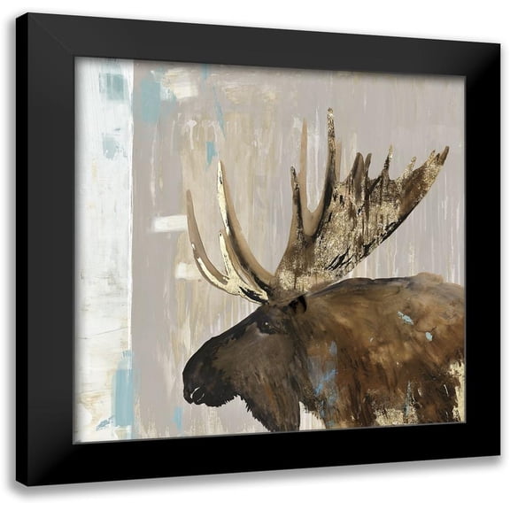 Wilson, Aimee 12x12 Black Modern Framed Museum Art Print Titled - Moose Tails I