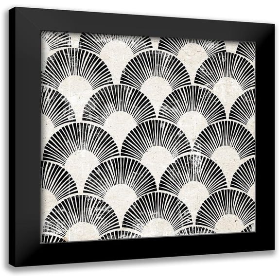 Wilson, Aimee 12x12 Black Modern Framed Museum Art Print Titled - White Art Deco III