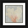 thumbnail image 1 of Wilson, Aimee 12x12 Black Ornate Wood Framed with Double Matting Museum Art Print Titled - Blush Coral I, 1 of 4