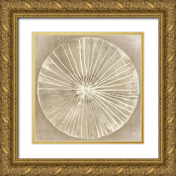 Wilson, Aimee 12x12 Gold Ornate Wood Framed with Double Matting Museum Art Print Titled - Emboss Beauty I