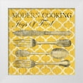 thumbnail image 1 of Wilson, Aimee 12x12 White Modern Wood Framed Museum Art Print Titled - Modern Cooking - Mini, 1 of 4