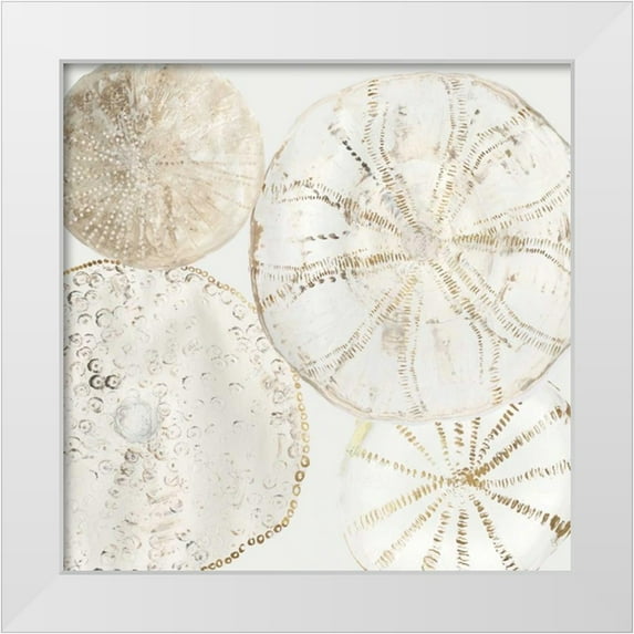 Wilson, Aimee 12x12 White Modern Wood Framed Museum Art Print Titled - Sea Patterns II