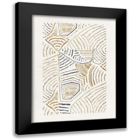 Wilson, Aimee 12x14 Black Modern Framed Museum Art Print Titled - Dreamy Geo II