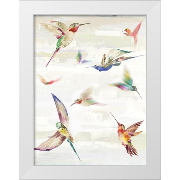 Wilson, Aimee 12x14 White Modern Wood Framed Museum Art Print Titled - Humming II