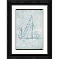 thumbnail image 1 of Wilson, Aimee 13x18 Black Ornate Wood Framed with Double Matting Museum Art Print Titled - Danielas Sailboat I, 1 of 4