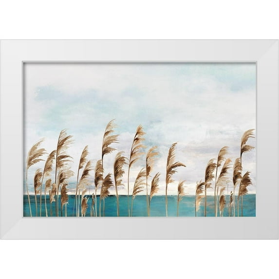Wilson, Aimee 14x11 White Modern Wood Framed Museum Art Print Titled - Summer Wind III
