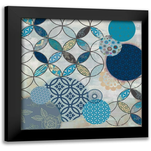 Wilson, Aimee 15x15 Black Modern Framed Museum Art Print Titled - Give and Take I