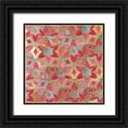 thumbnail image 1 of Wilson, Aimee 15x15 Black Ornate Wood Framed with Double Matting Museum Art Print Titled - Boho Tile II, 1 of 4