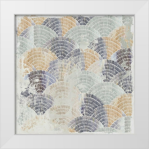Wilson, Aimee 15x15 White Modern Wood Framed Museum Art Print Titled - Broken Tile I