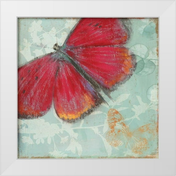 Wilson, Aimee 15x15 White Modern Wood Framed Museum Art Print Titled - In Flight II - Mini