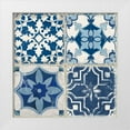 thumbnail image 1 of Wilson, Aimee 15x15 White Modern Wood Framed Museum Art Print Titled - Indigo Mosaic Tile I, 1 of 4
