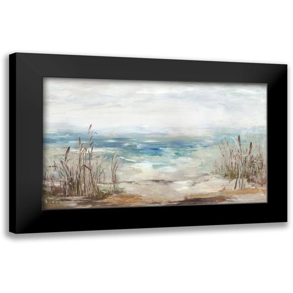 Wilson, Aimee 18x12 Black Modern Framed Museum Art Print Titled - Waves From A Distance