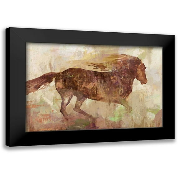 Wilson, Aimee 18x13 Black Modern Framed Museum Art Print Titled - Run Free