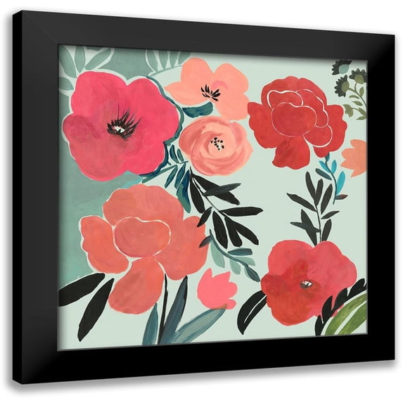Wilson, Aimee 20x20 Black Modern Framed Museum Art Print Titled - French Floral