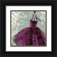 thumbnail image 1 of Wilson, Aimee 20x20 Black Ornate Wood Framed with Double Matting Museum Art Print Titled - Fuschia Dress I, 1 of 4