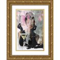 thumbnail image 1 of Wilson, Aimee 23x32 Gold Ornate Wood Framed with Double Matting Museum Art Print Titled - Lady of Class, 1 of 4