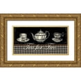 thumbnail image 1 of Wilson, Aimee 24x14 Gold Ornate Wood Framed with Double Matting Museum Art Print Titled - Tea for Two, 1 of 4