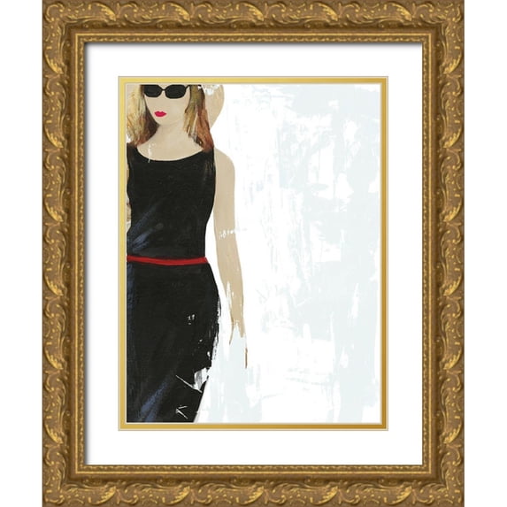 Wilson, Aimee 25x32 Gold Ornate Wood Framed with Double Matting Museum Art Print Titled - Silent Charm
