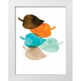 thumbnail image 1 of Wilson, Aimee 25x32 White Modern Wood Framed Museum Art Print Titled - Mod Leaves II, 1 of 4