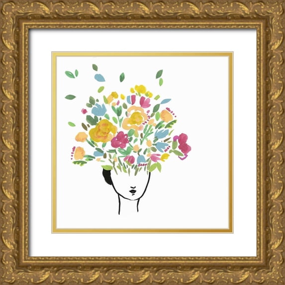 Wilson, Aimee 26x26 Gold Ornate Wood Framed with Double Matting Museum Art Print Titled - I Wish I