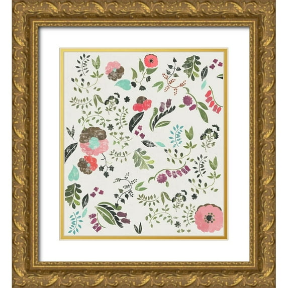 Wilson, Aimee 26x29 Gold Ornate Wood Framed with Double Matting Museum Art Print Titled - See the Summer I