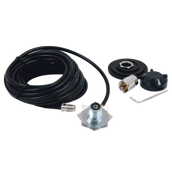Replacement Coax Cable With Pl259 Connector & Rain Cap For W1000Rt-B. No Rod Or Coil With This Part.