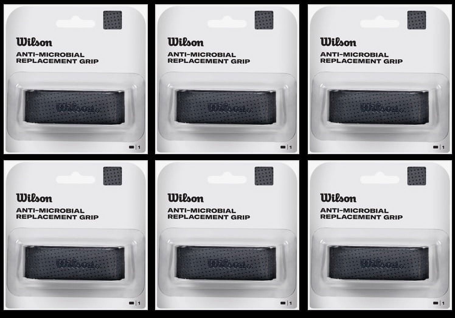 Wilson Anti-Microbial Replacement Grip - Box of 6 (Black)