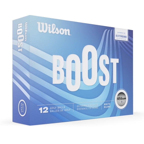 Wilson BOOST™ 2024 Golf Balls - White, 12pk