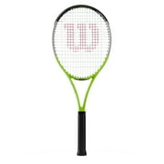 Wilson Blade Feel RXT 105 Adult Recreational Tennis Racket - Green/Grey, Grip Size 3 - 4 3/8"
