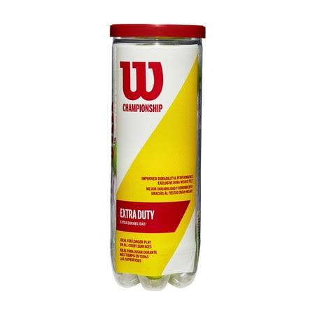 Wilson Champ Xtra Duty Tennis Ball, 8 Pack of 3 Ball Cans