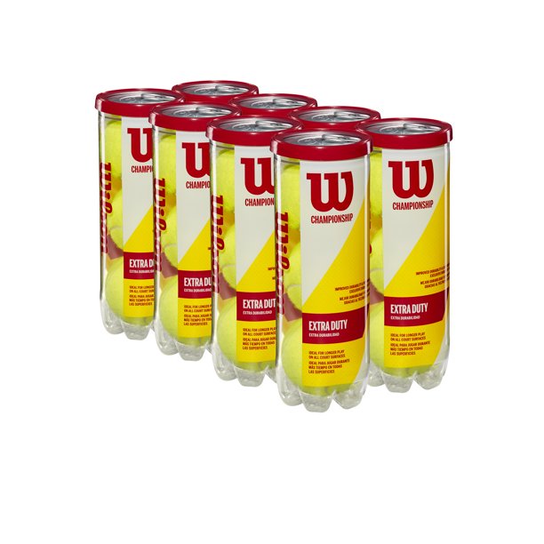 Wilson Championship Extra Duty Tennis Ball 3 Ball Can (8PK)