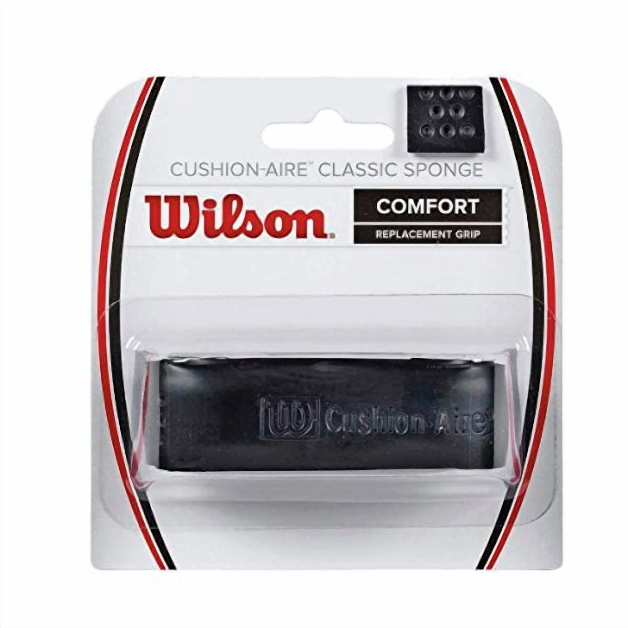 Wilson Classic Sponge Tennis Racquet Replacement Grip, Black