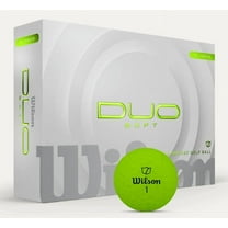 Wilson Duo Soft Golf Ball, Green, 12pk