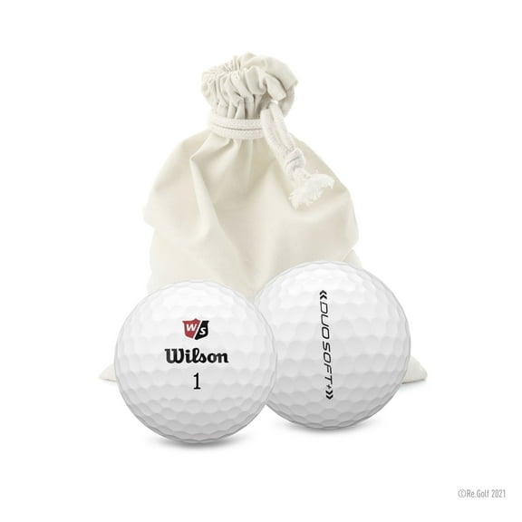 Wilson Duo Soft+ Quantity 12 in Eco-Friendly Bag (Professionally Recycled)