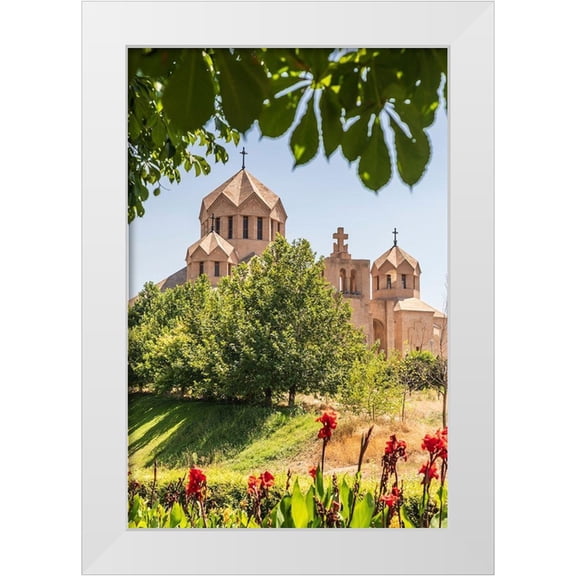 Wilson, Emily 11x14 White Modern Wood Framed Museum Art Print Titled - Armenia Yerevan Saint Gregory the Illuminator Cathedral